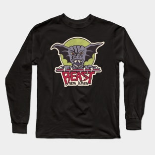 Defunct Beast of New Haven Hockey Team Long Sleeve T-Shirt